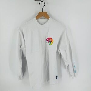 Disney Epcot Figment Spirit Jersey 40 Years of Imagination White Long Sleeve XS
